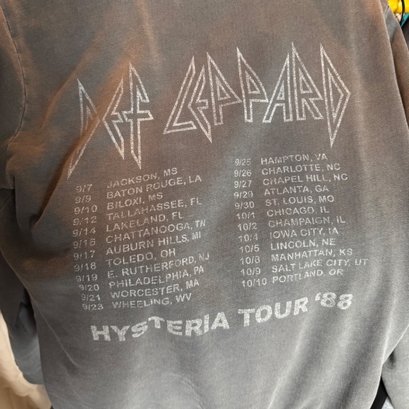 DEF LEPARD DAYDREAMER CREW SWEATSHIRT - Picture 3 of 4